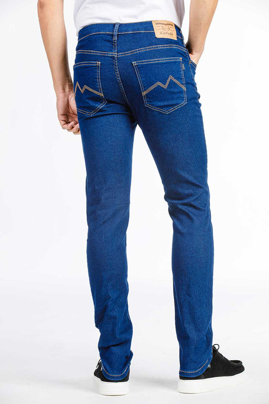 CALCA JEANS SLIM DARK BLUE