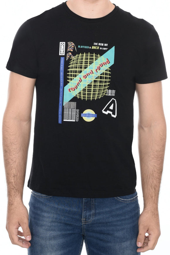 CAMISETA CONF M/C GOLA C ROUND AND - M.Officer