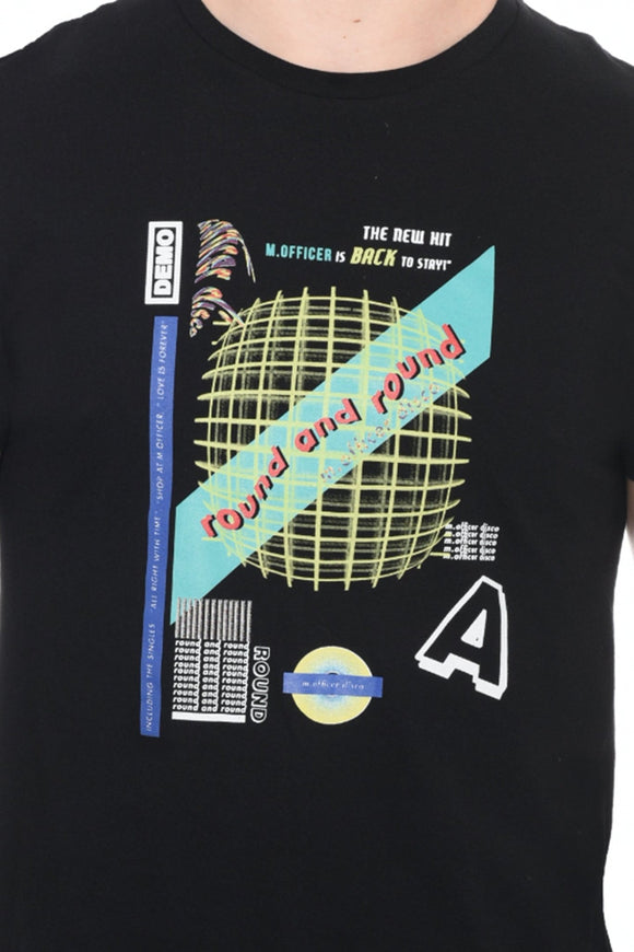 CAMISETA CONF M/C GOLA C ROUND AND - M.Officer