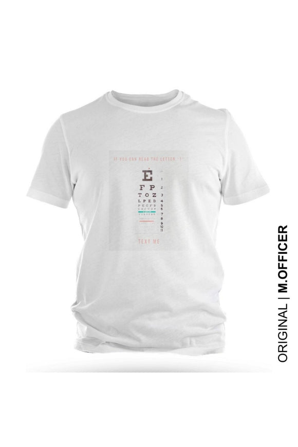 CAMISETA M/C SLIM TEXT ME - M.Officer