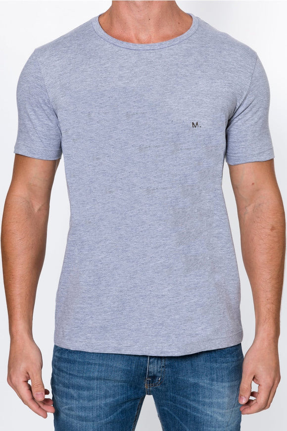 CAMISETA SLIM GOLA C MESCLA - M.Officer