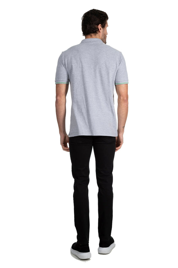 POLO LISA M/C SLIM COM RETI NA MANGA - M.Officer