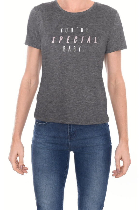 T-SHIRT BASIC M/C GOLA C COM FRASE - M.Officer