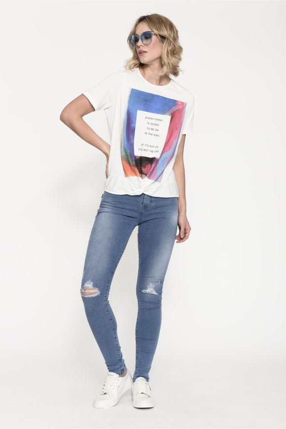 T-SHIRT DIFERNCIADA SILK RET EVERYTHING - M.Officer