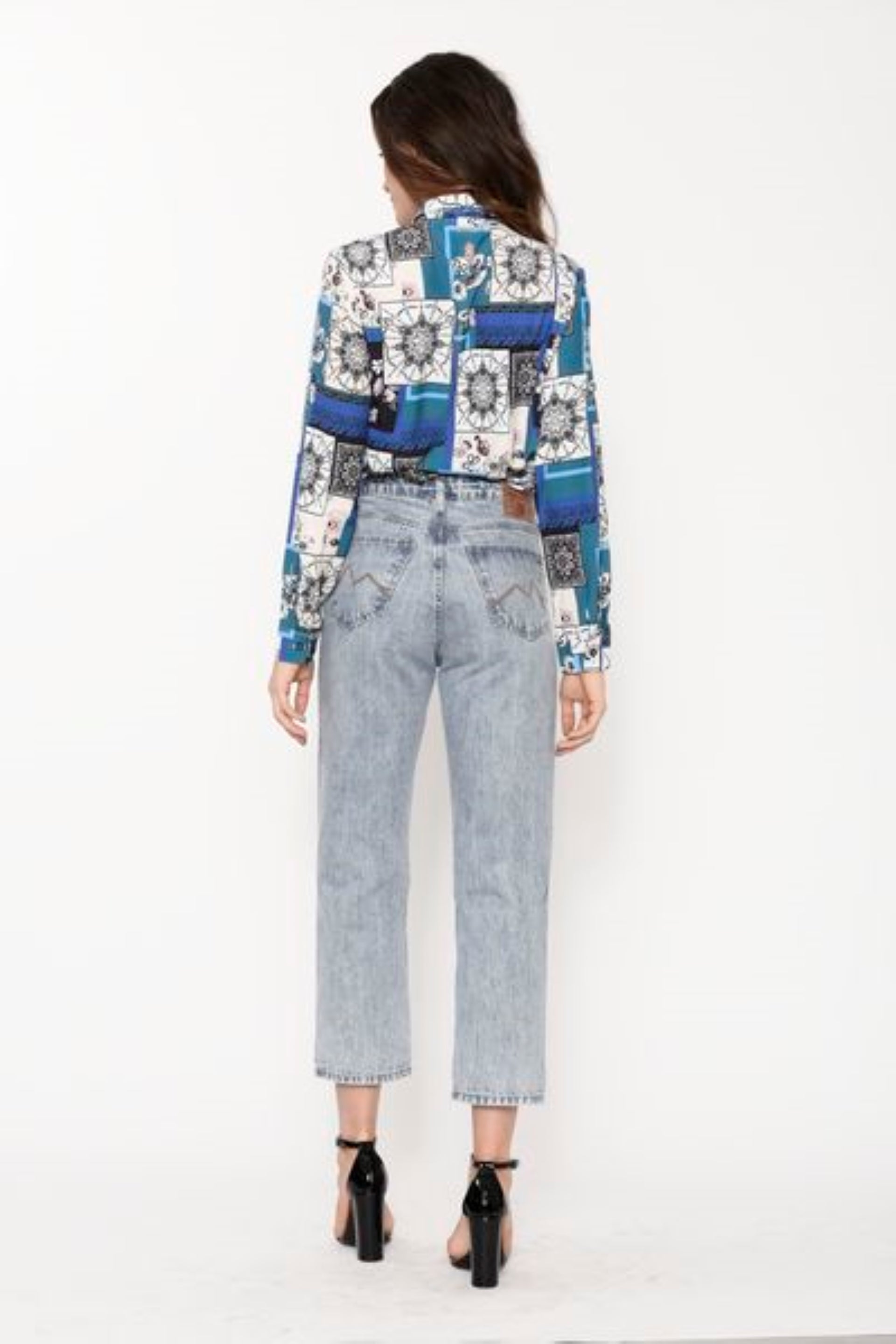 CAMISA EST M/L SCARF