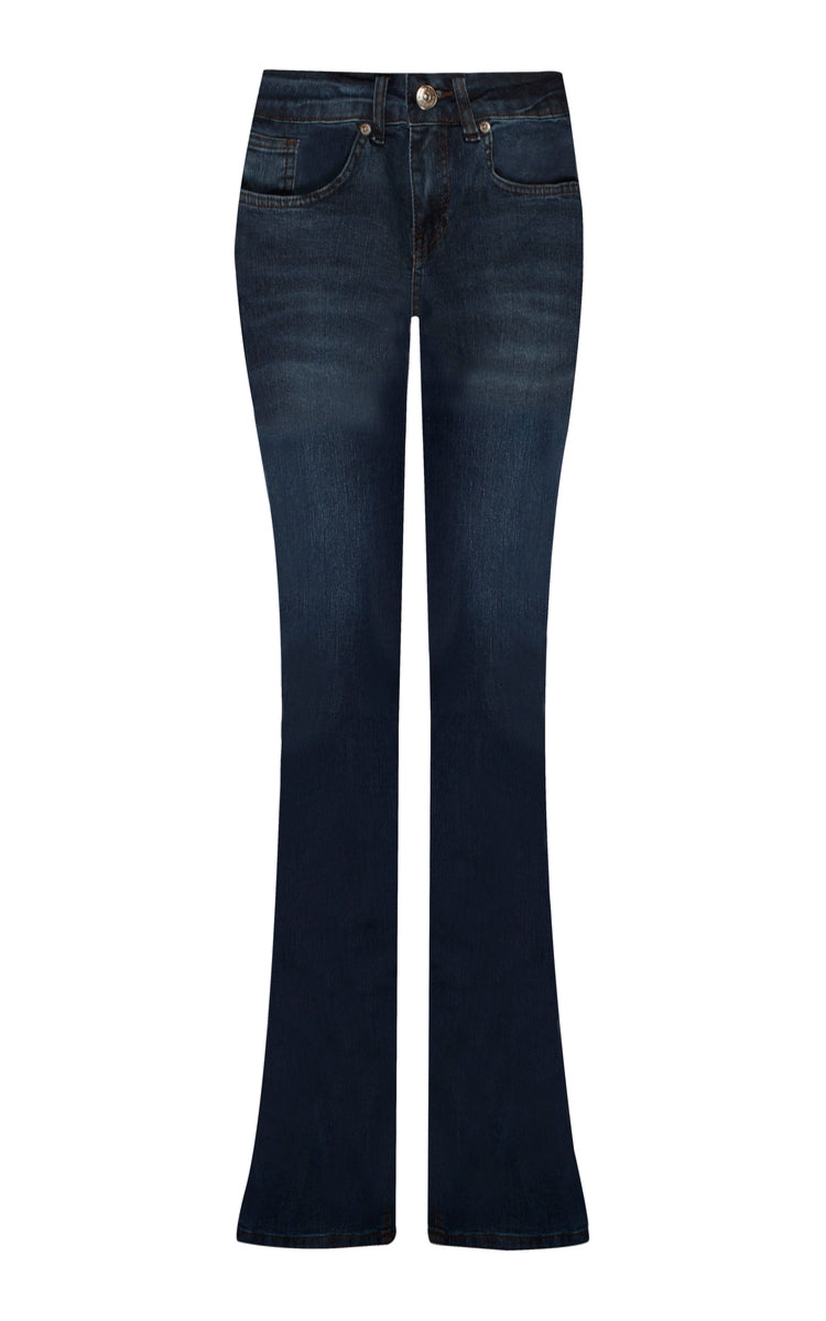 CALÇA JEANS BOOT CUT C2 DARK BLUE