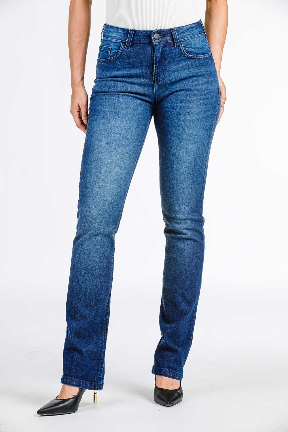 CALÇA RETA C3 DARK BLUE