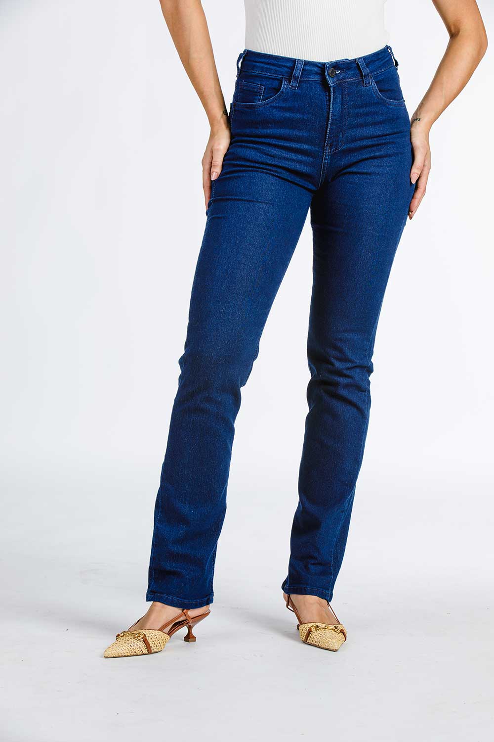 CALÇA JEANS RETA C4 AMACIADO 93