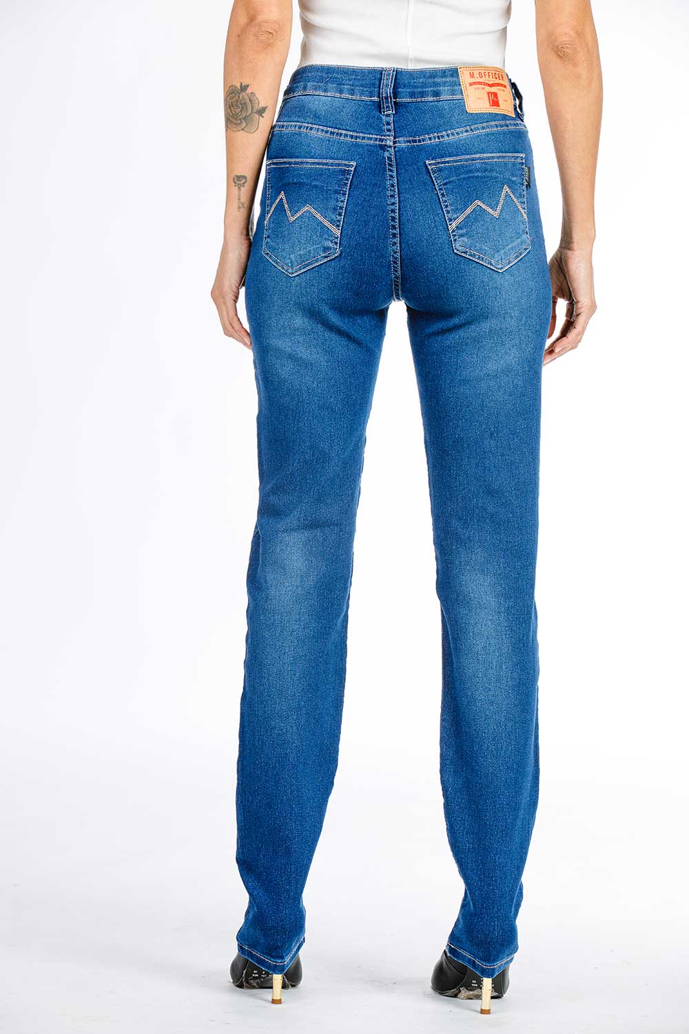 CALÇA JEANS SKINNY C4 DARK BLUE 93