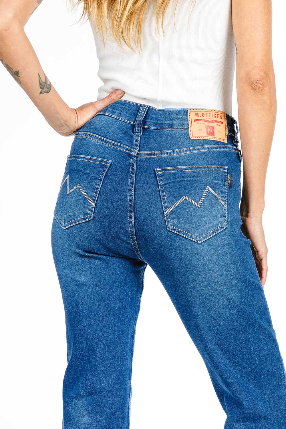 CALÇA JEANS SKINNY C4 DARK BLUE 93