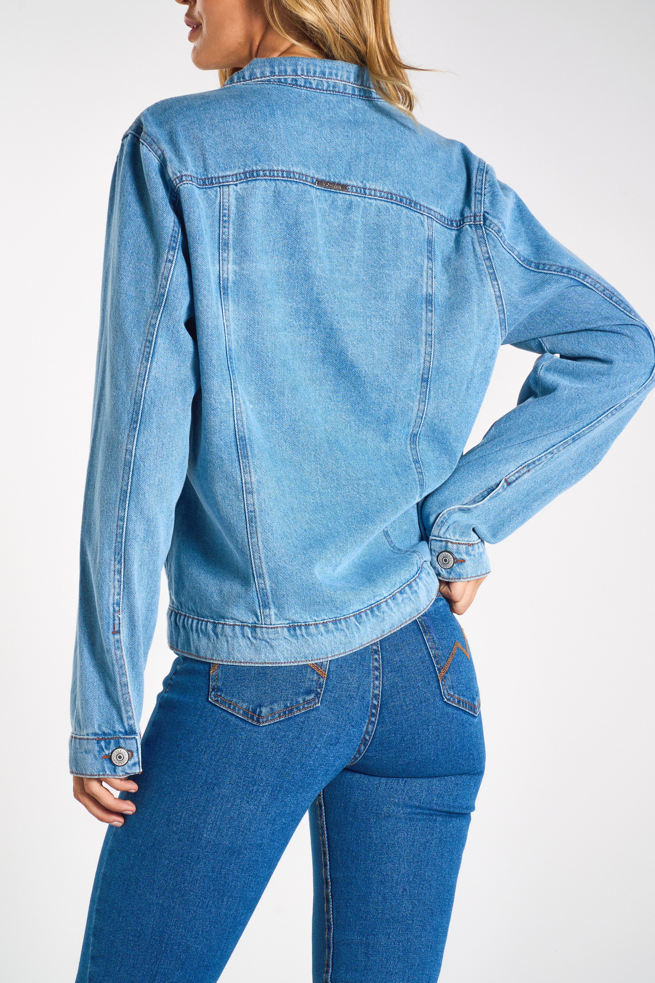 JAQUETA JEANS CLASSIC LIGHT BLUE