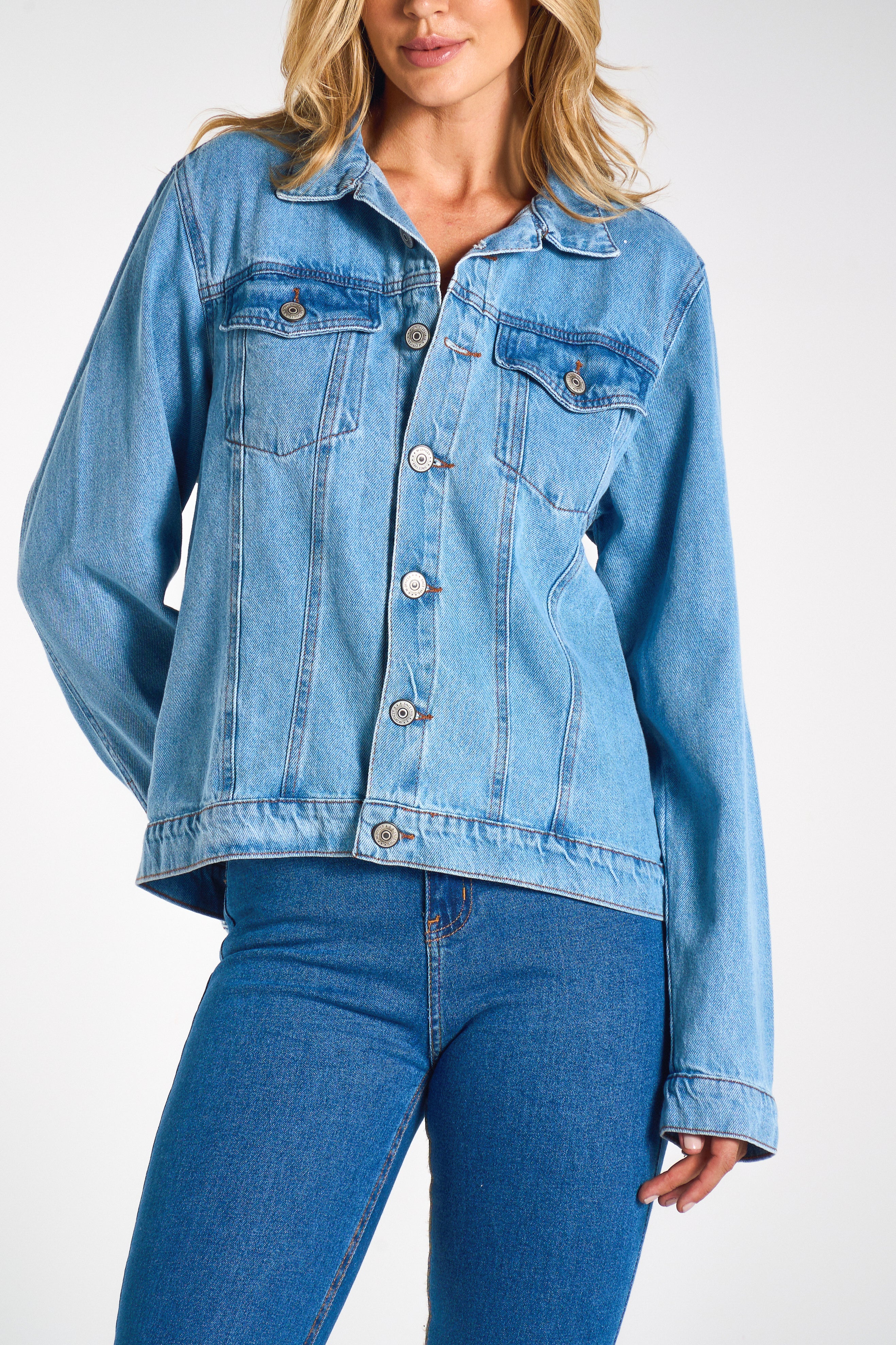 JAQUETA JEANS CLASSIC LIGHT BLUE