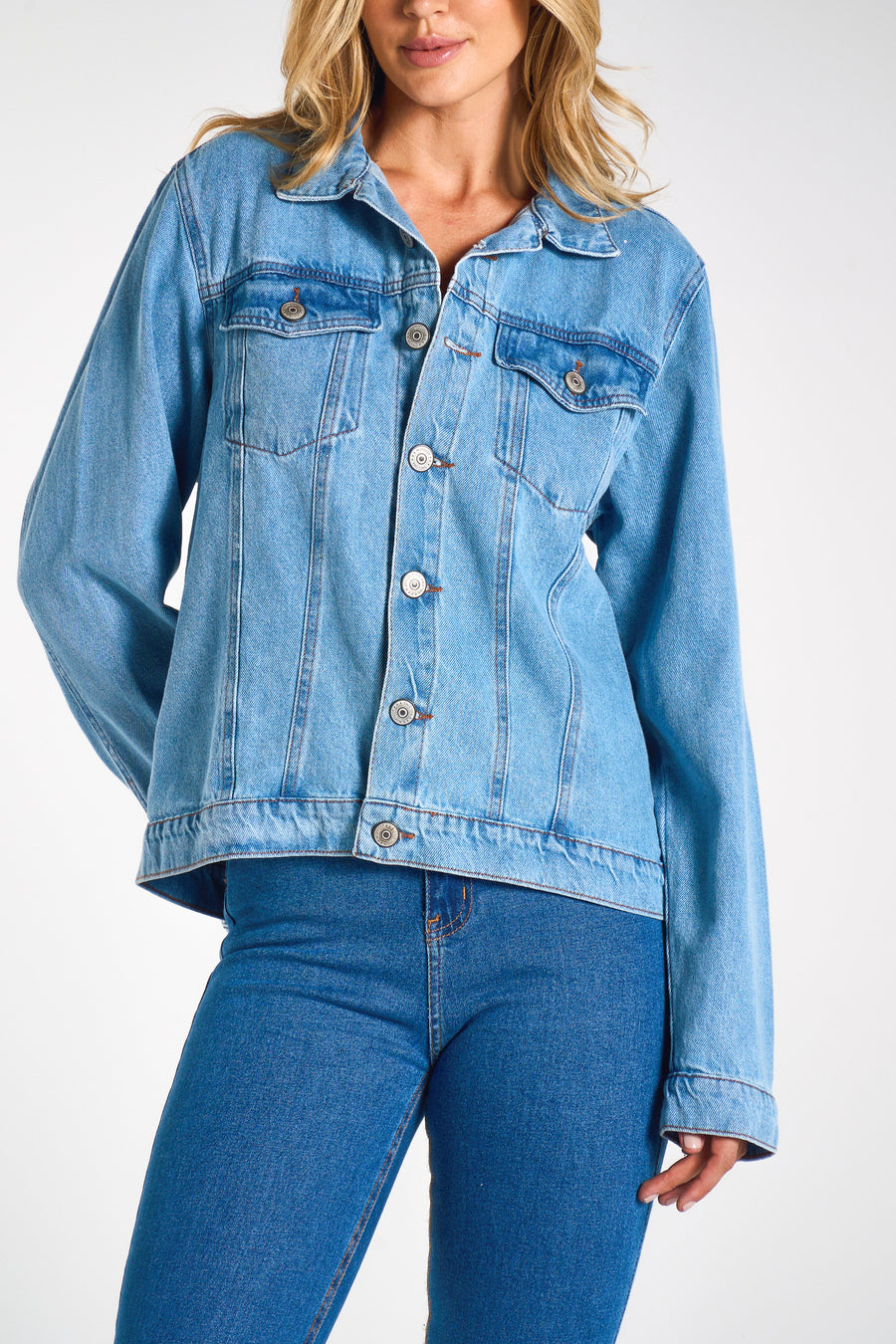 JAQUETA JEANS CLASSIC LIGHT BLUE