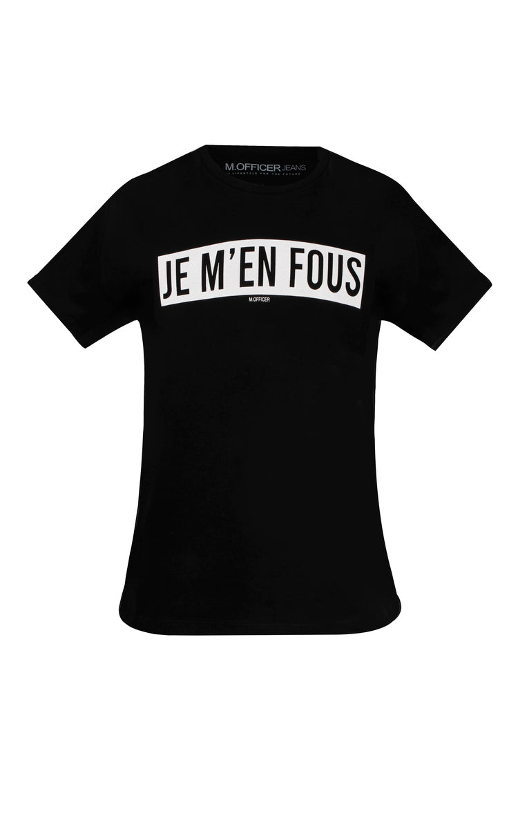T-SHIRT COMFORT M/C JE M`EN FOUS