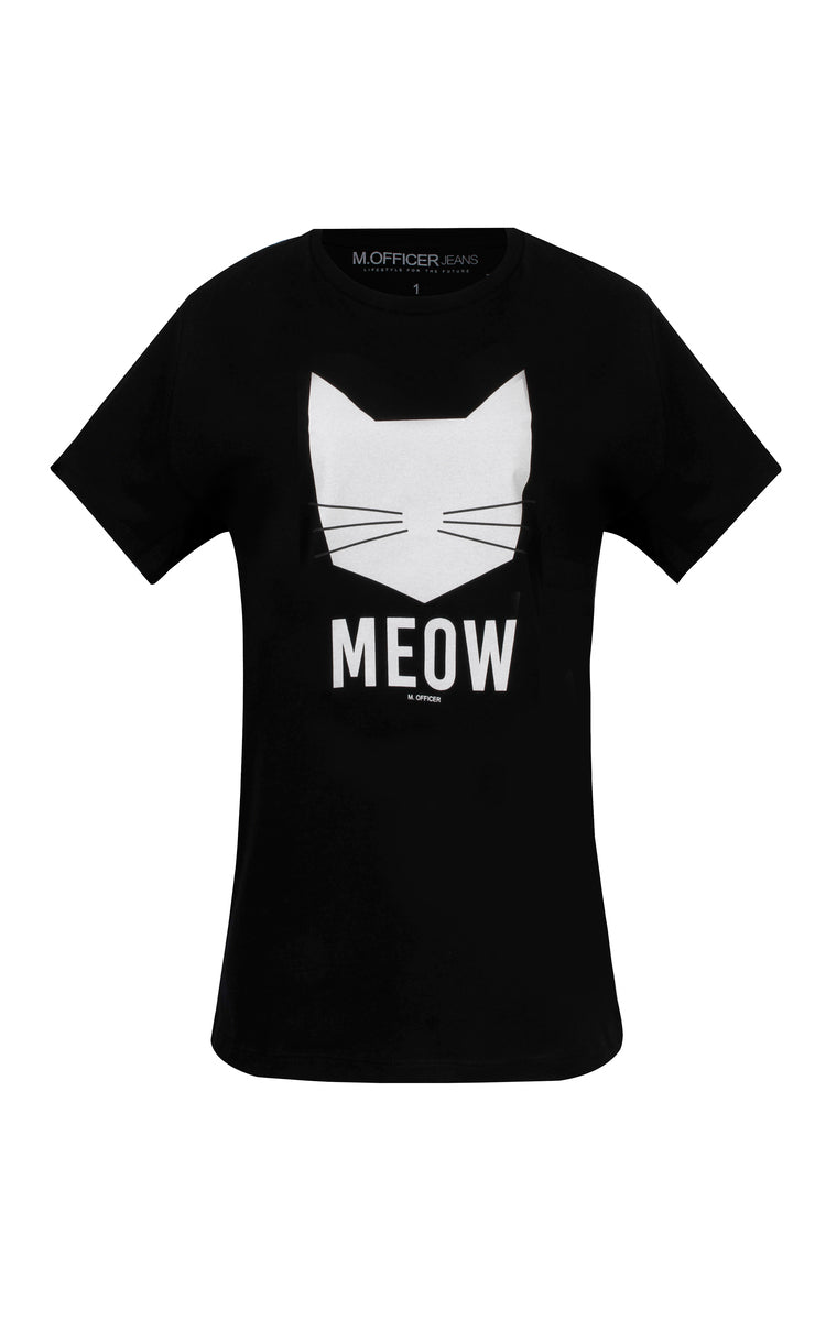 T-SHIRT COMFORT M/C MEOW