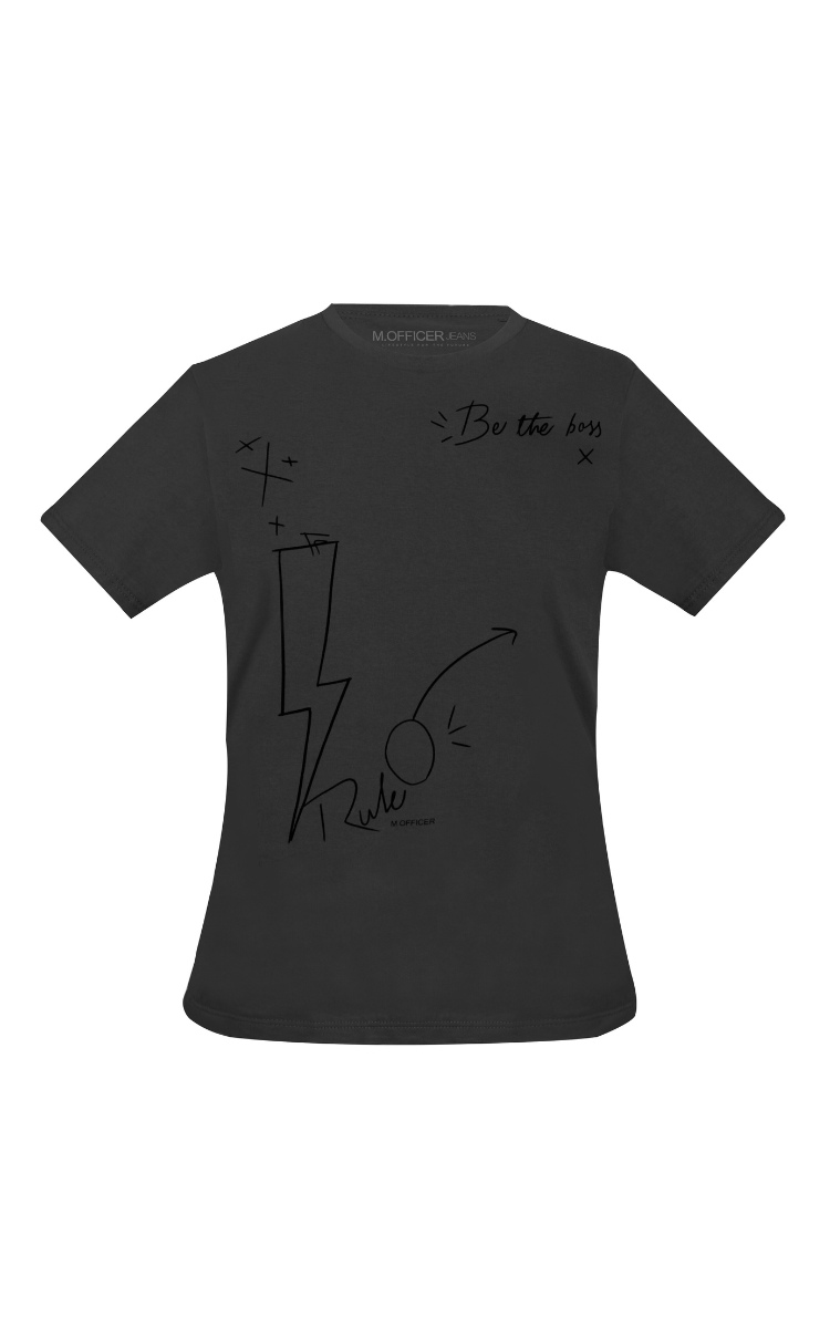 T-SHIRT COMFORT M/C BE THE BOSS