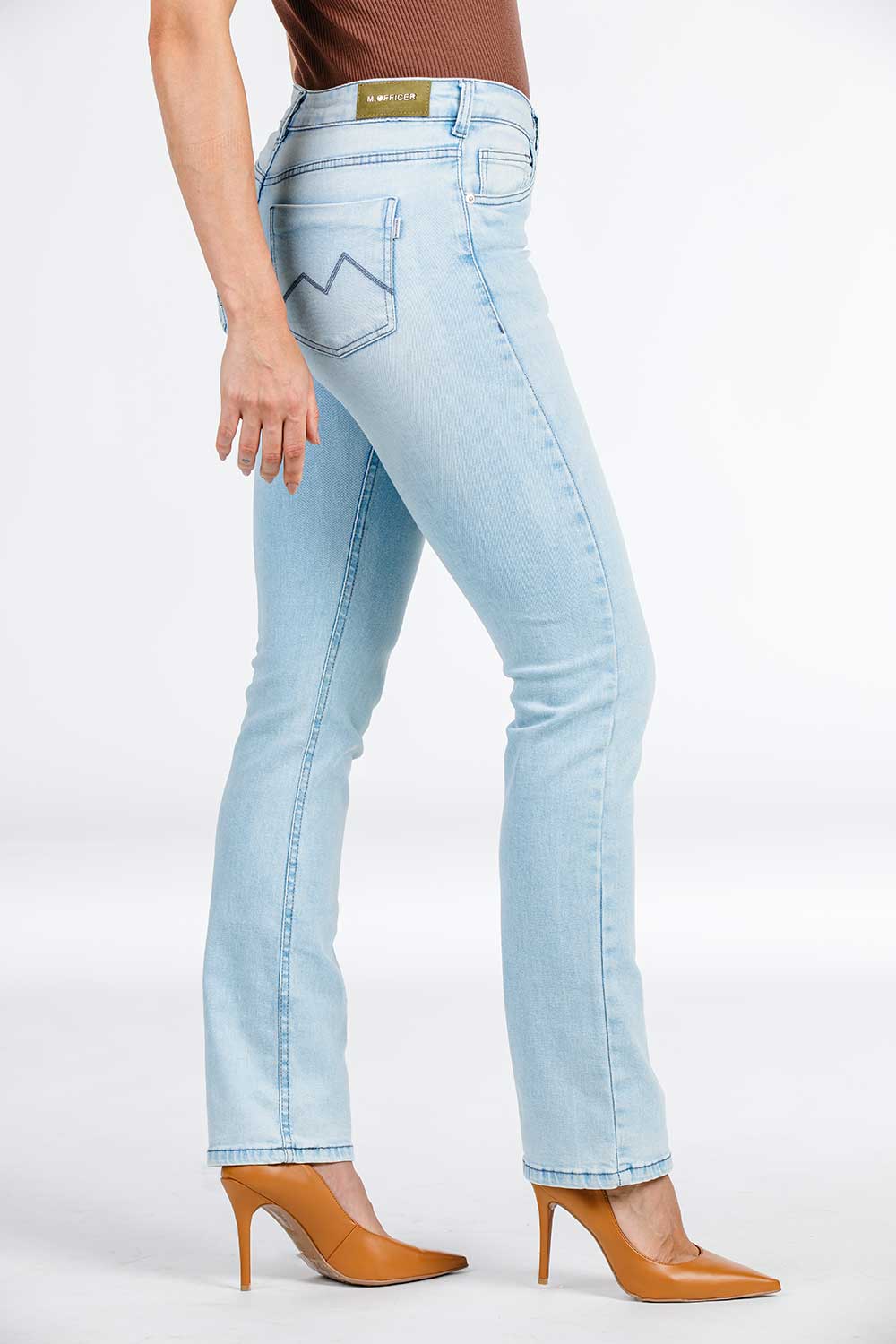 CALÇA JEANS RETA C3 LIGHT BLUE