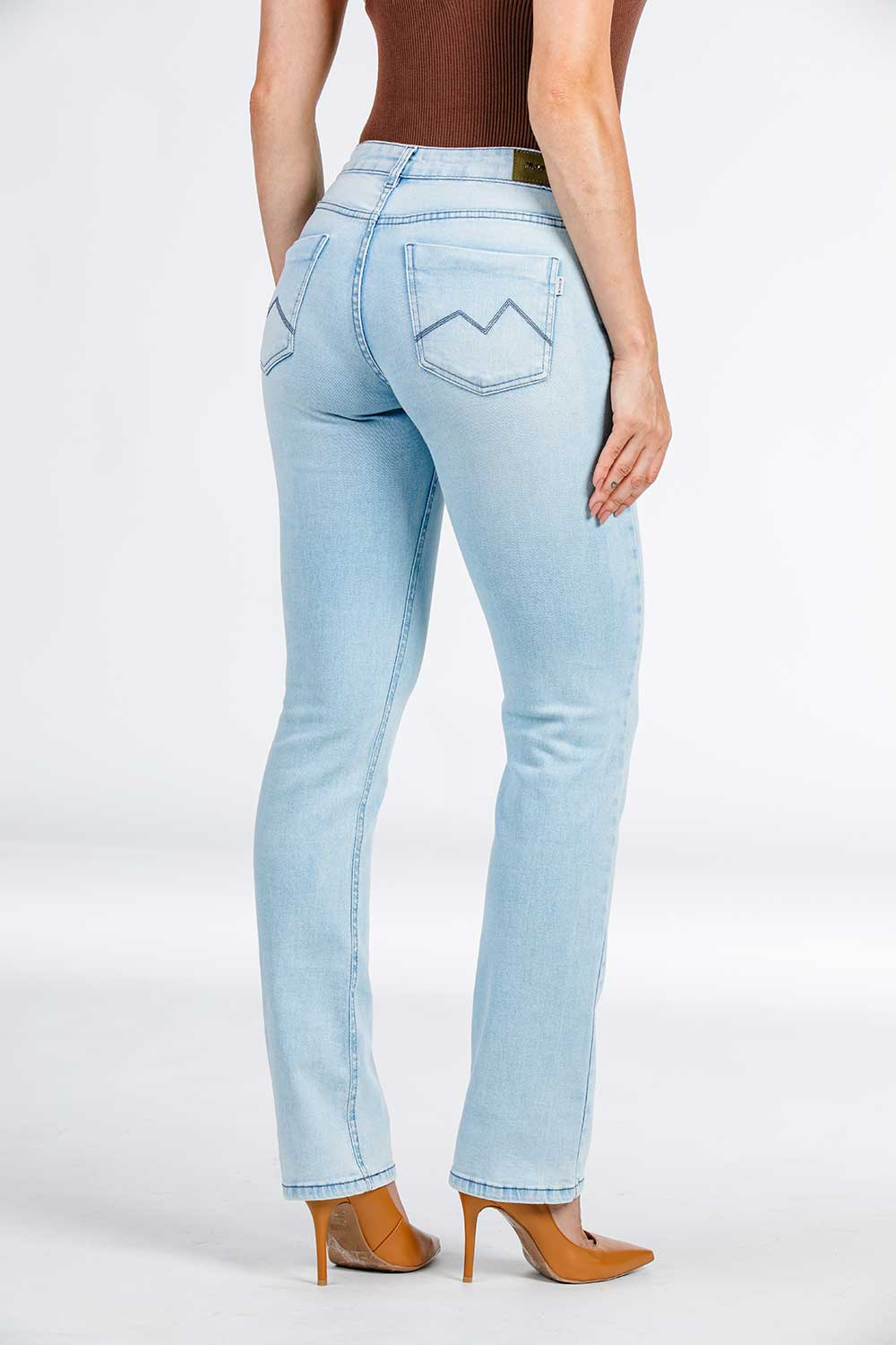 CALÇA JEANS RETA C3 LIGHT BLUE