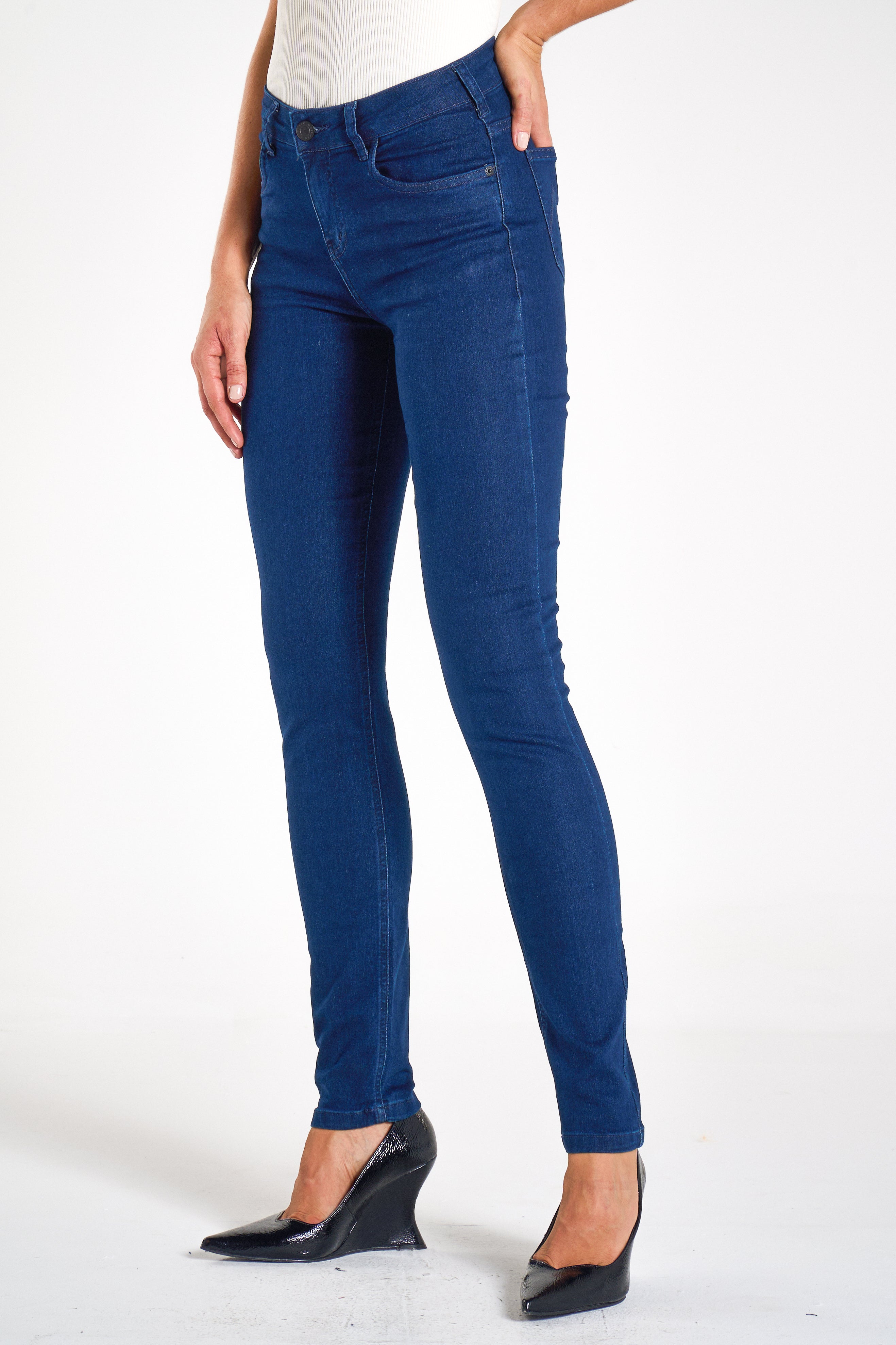 CALÇA JEANS SKINNY C3 DEEP BLUE