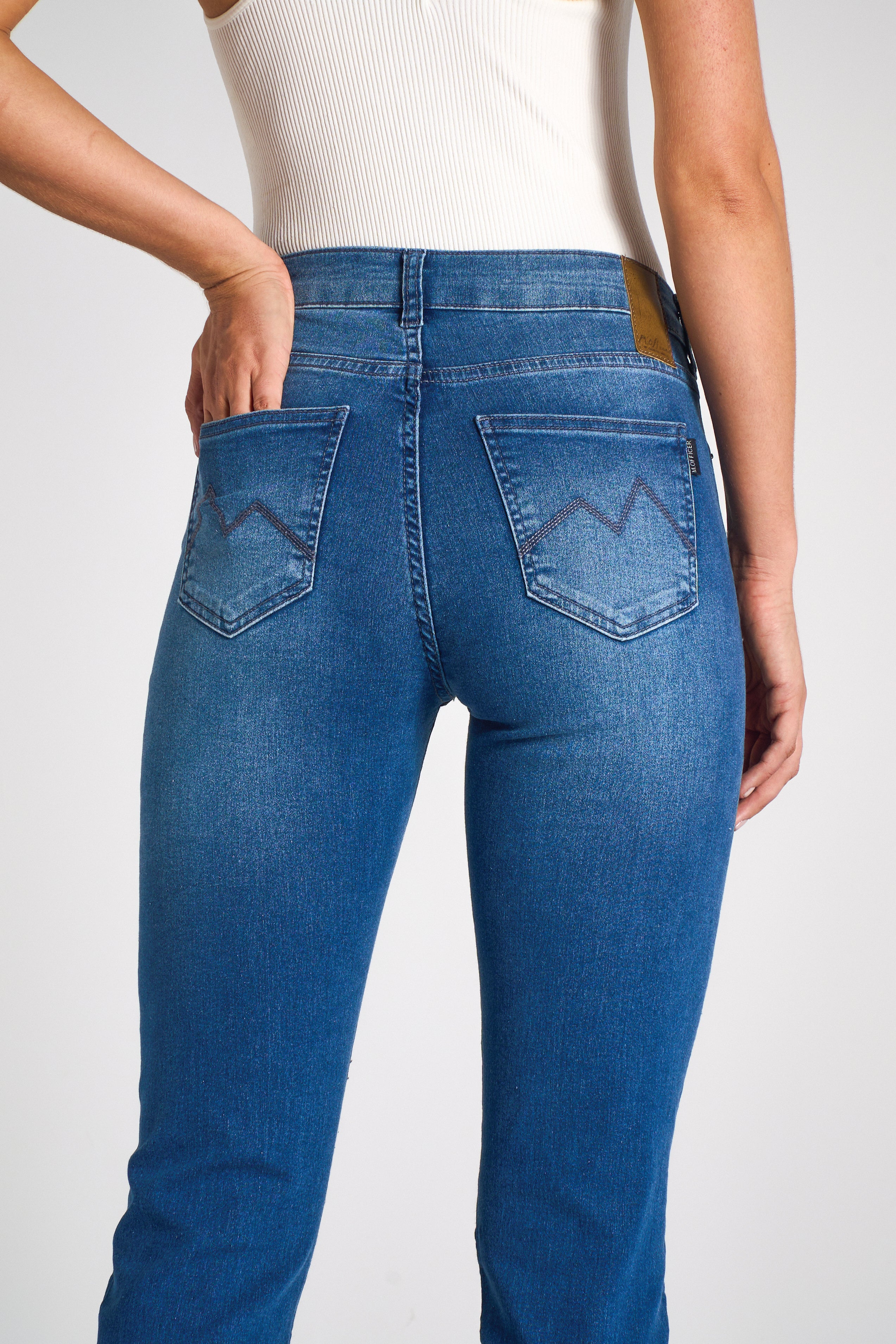 CALÇA JEANS SKINNY C3 BLUE WASH