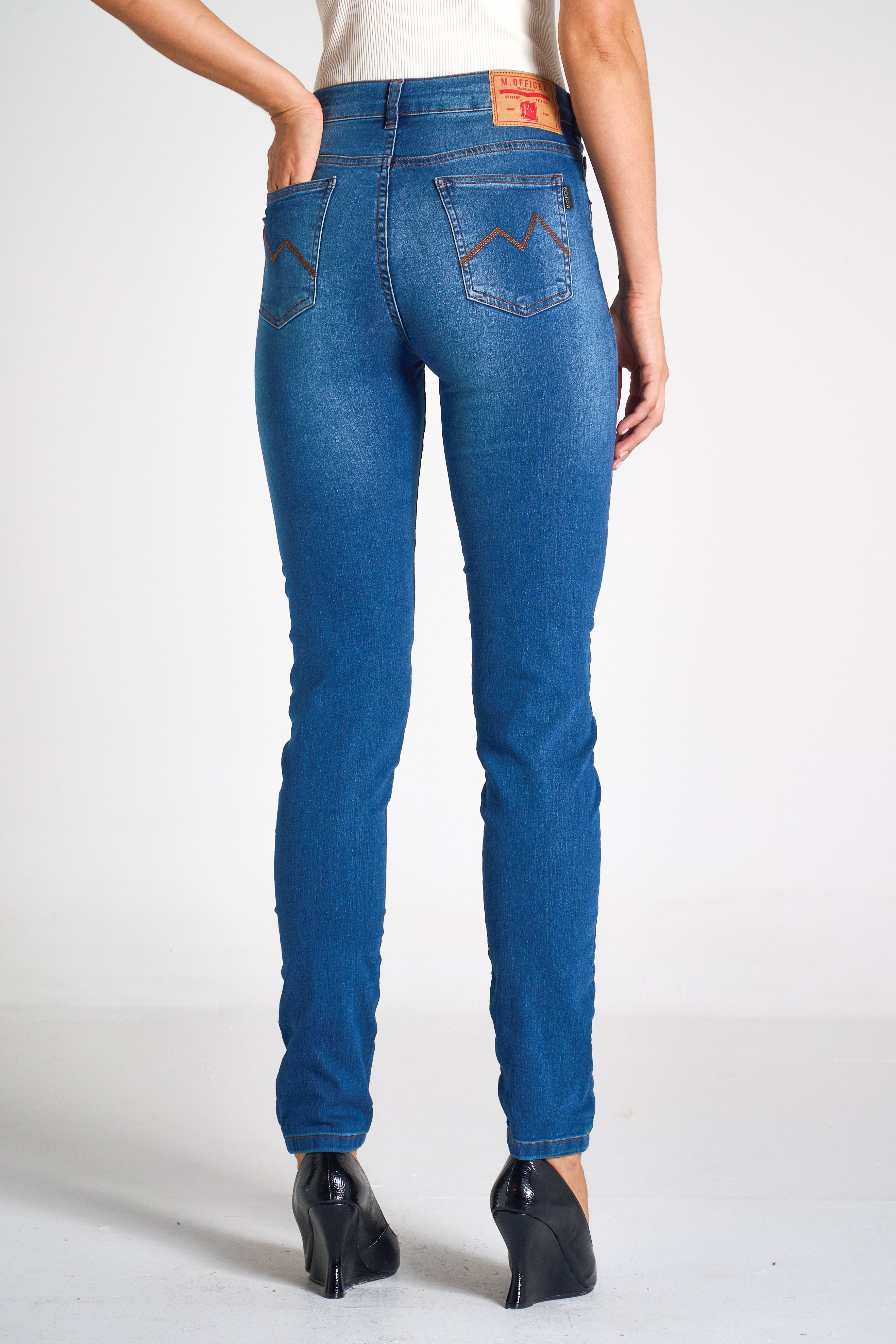 CALÇA JEANS SUPER SKINNY C3 DARK BLUE
