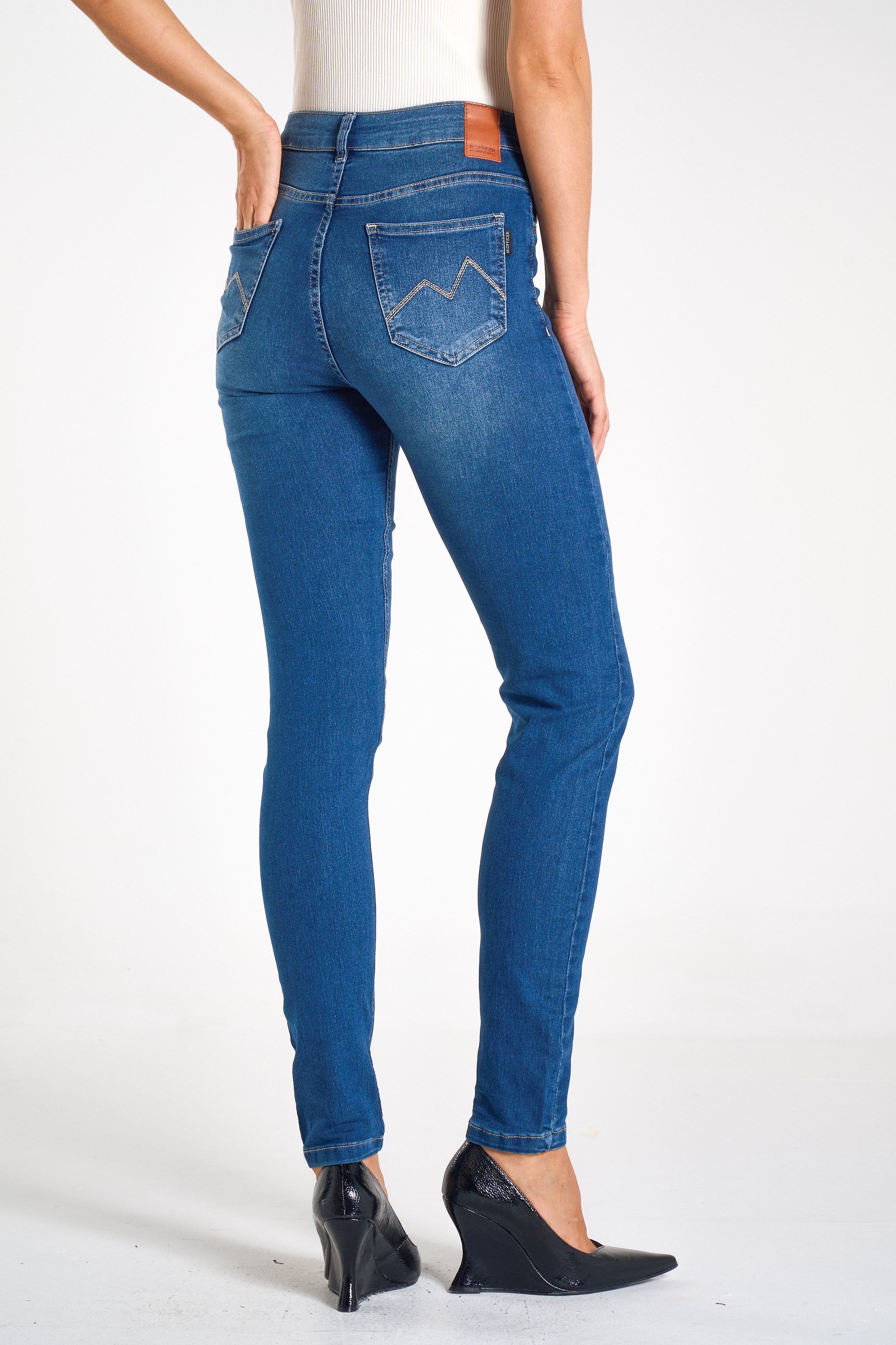 CALÇA JEANS SUPER SKINNY C3 DARK BLUE