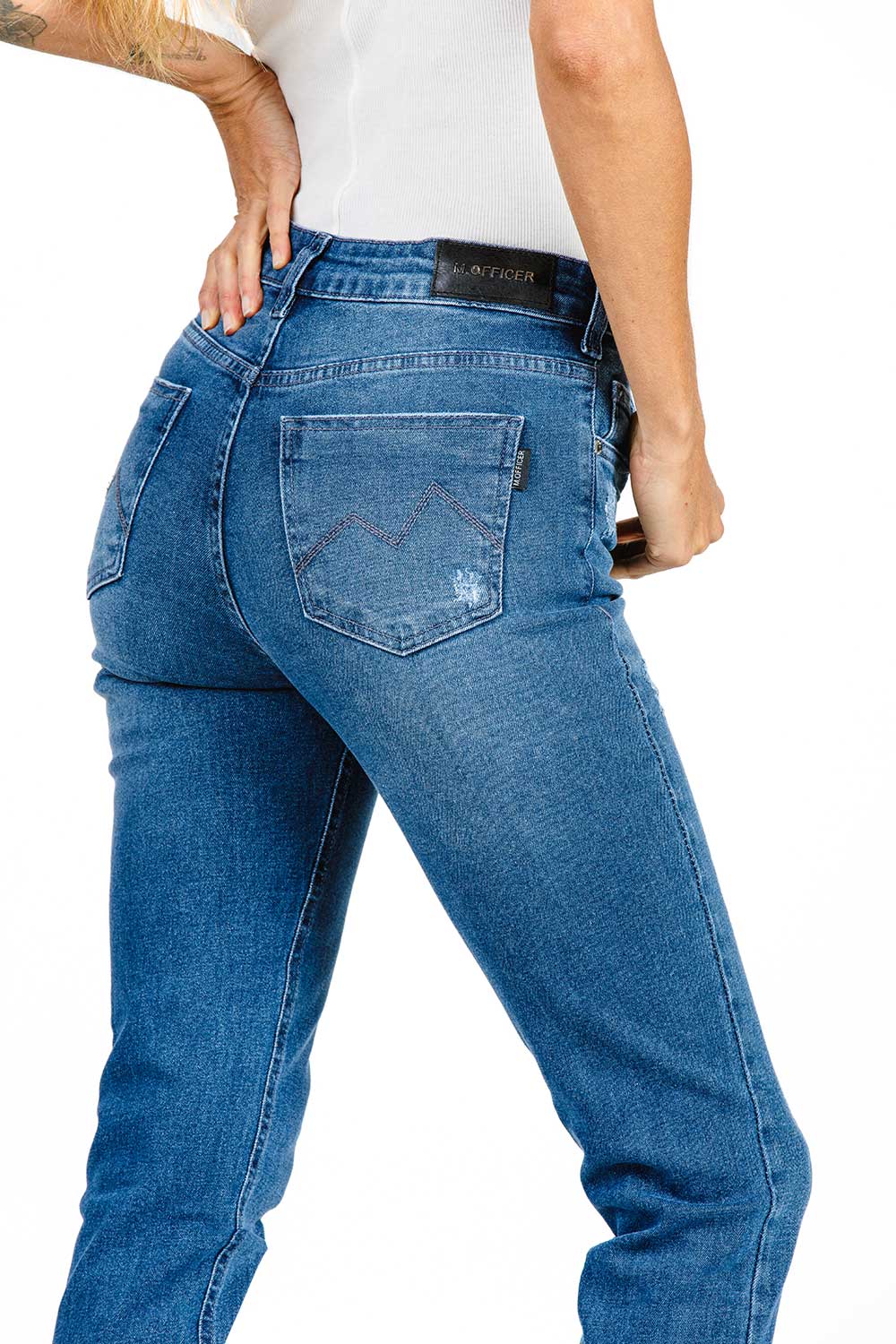 CALÇA JEANS SUPER SKINNY C3 BLUE WASH