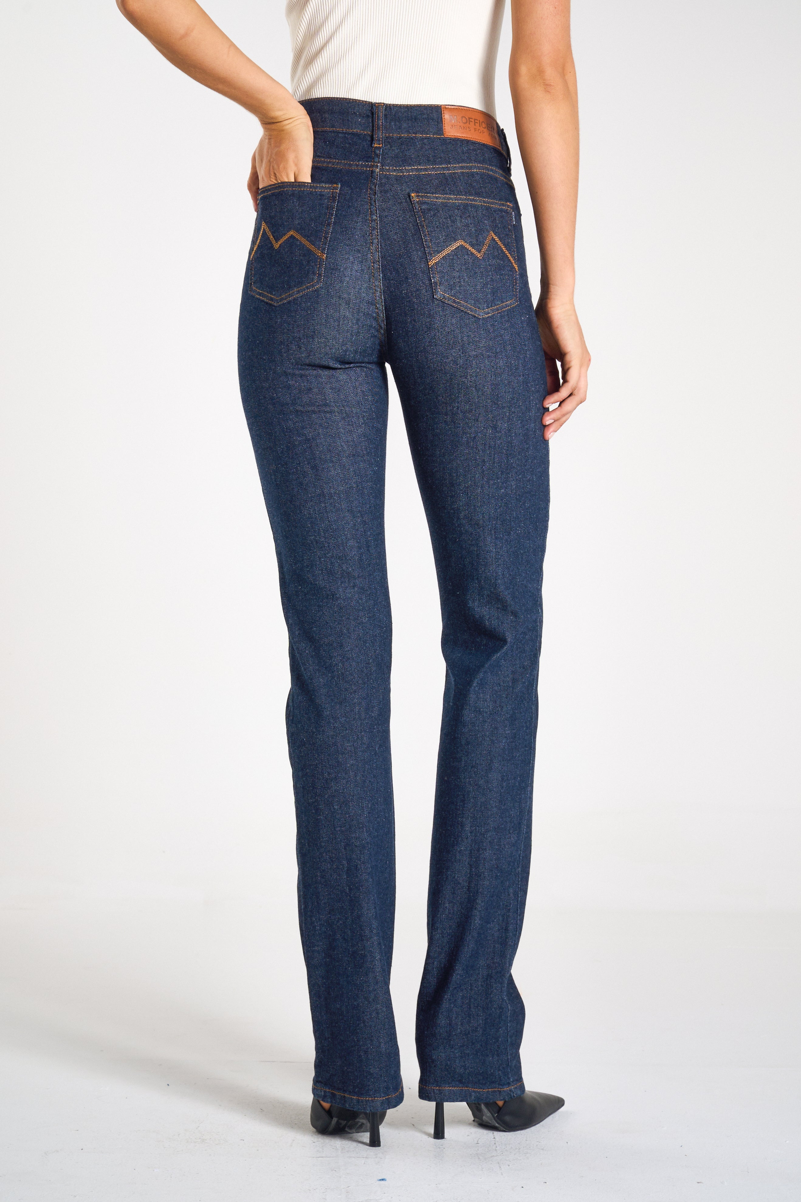CALÇA JEANS RETA C4 AMACIADO