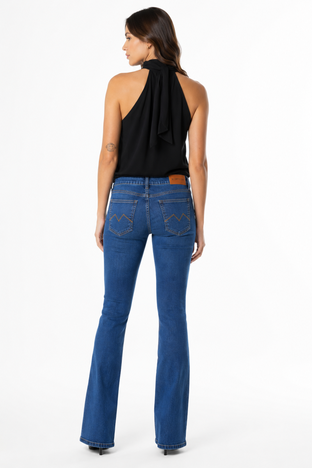 CALÇA JEANS BOOT CUT C3 BLUE WASH