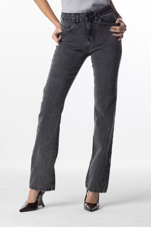 CALÇA JEANS RETA C4 BLACK DENIM