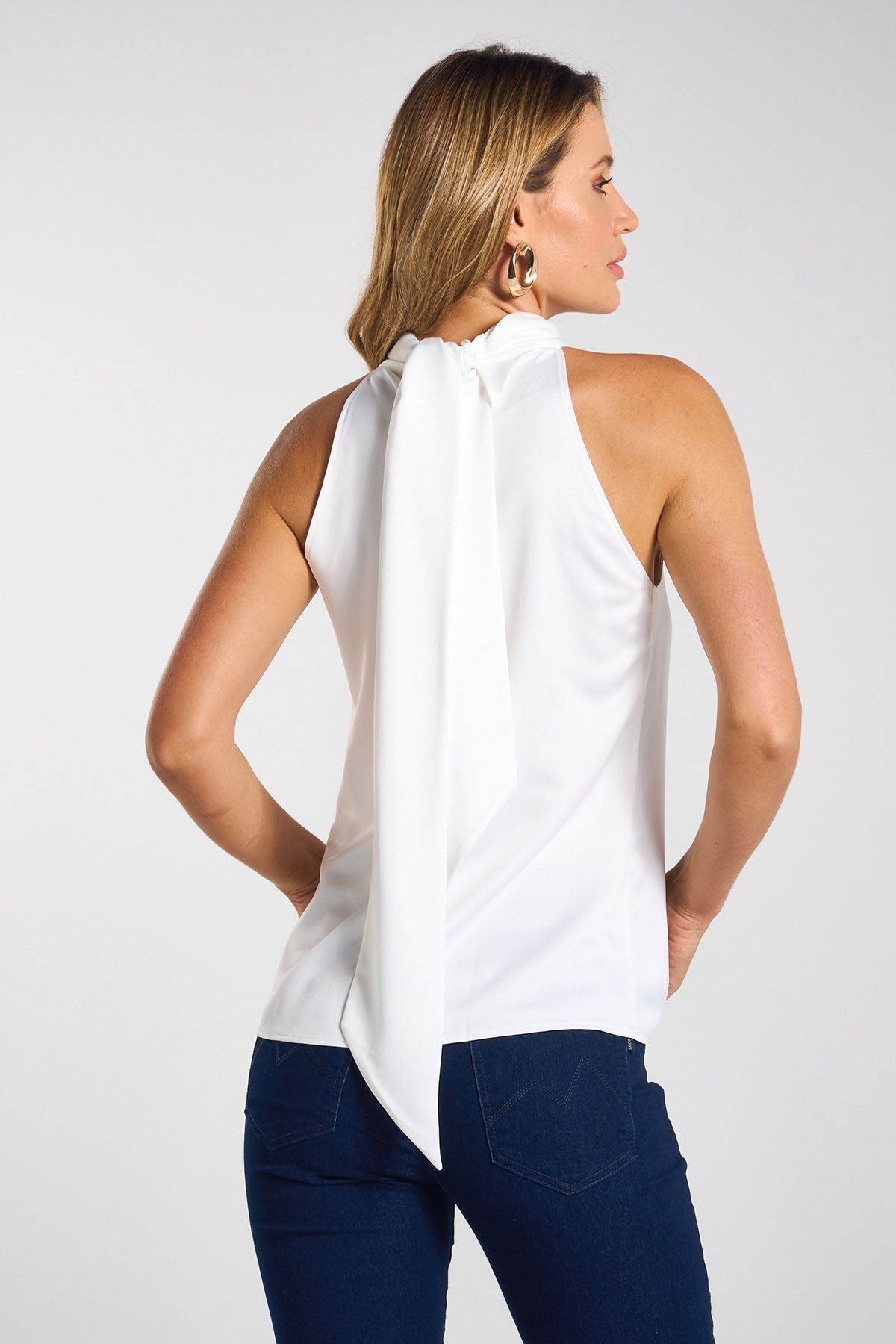 BLUSA BEST GOLA ALTA AMARRAÇÃO WASHED