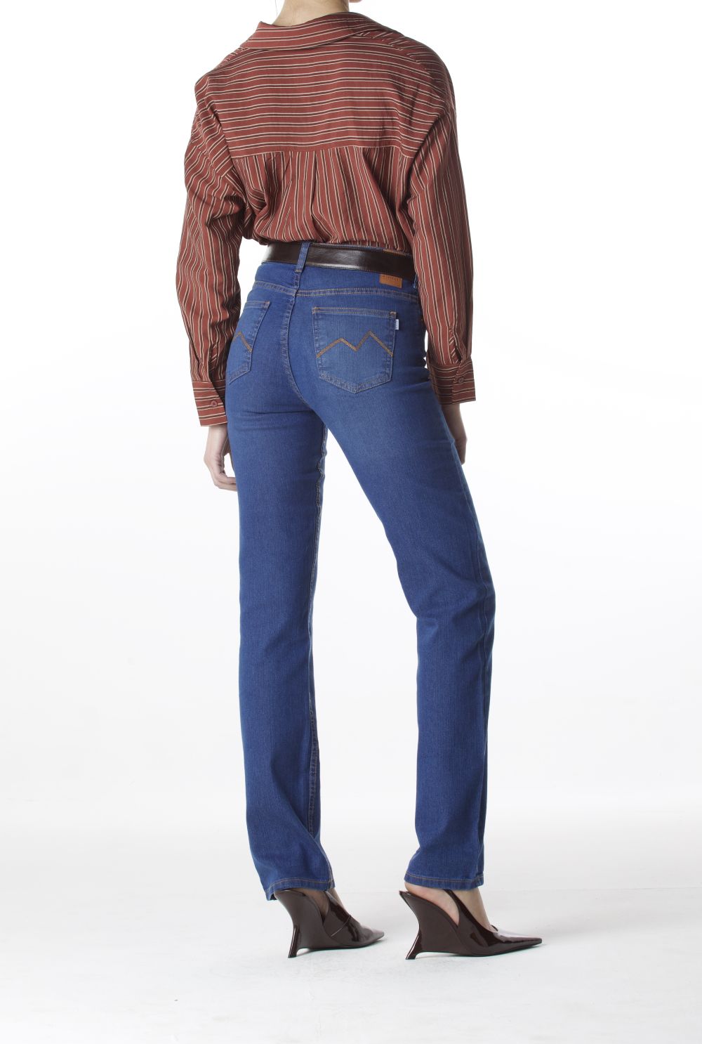 CAMISA MANGA LONGA LISTRADA