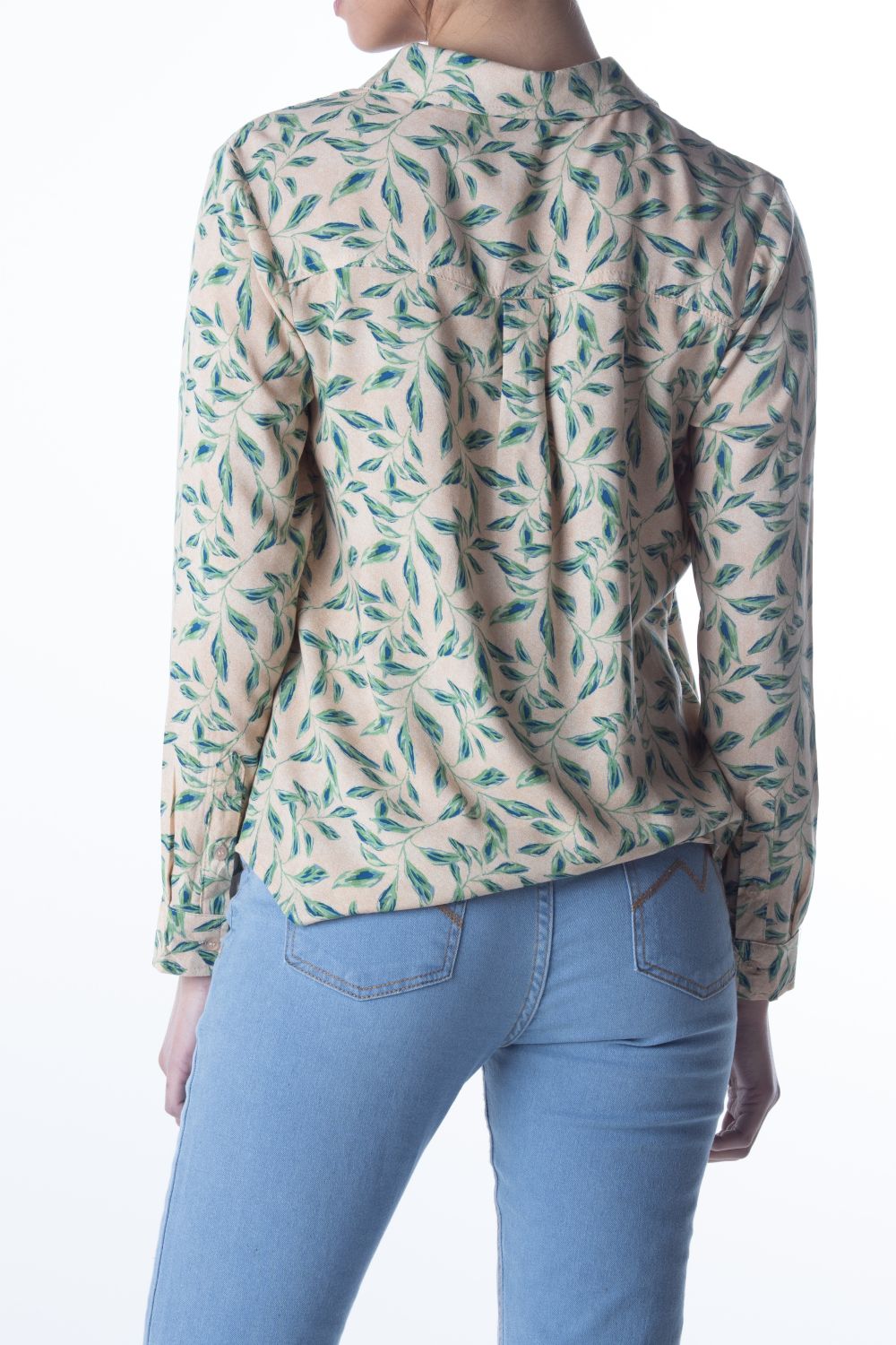 CAMISA MANGA LONGA FOLHAGEM