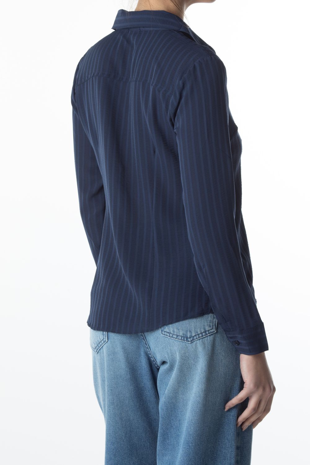 CAMISA M/L LISTRAS INVISIVEIS