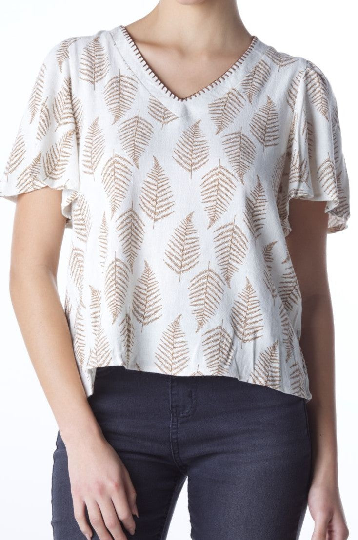 BATA M/C FEMININA ESTAMPA PINHEIROS