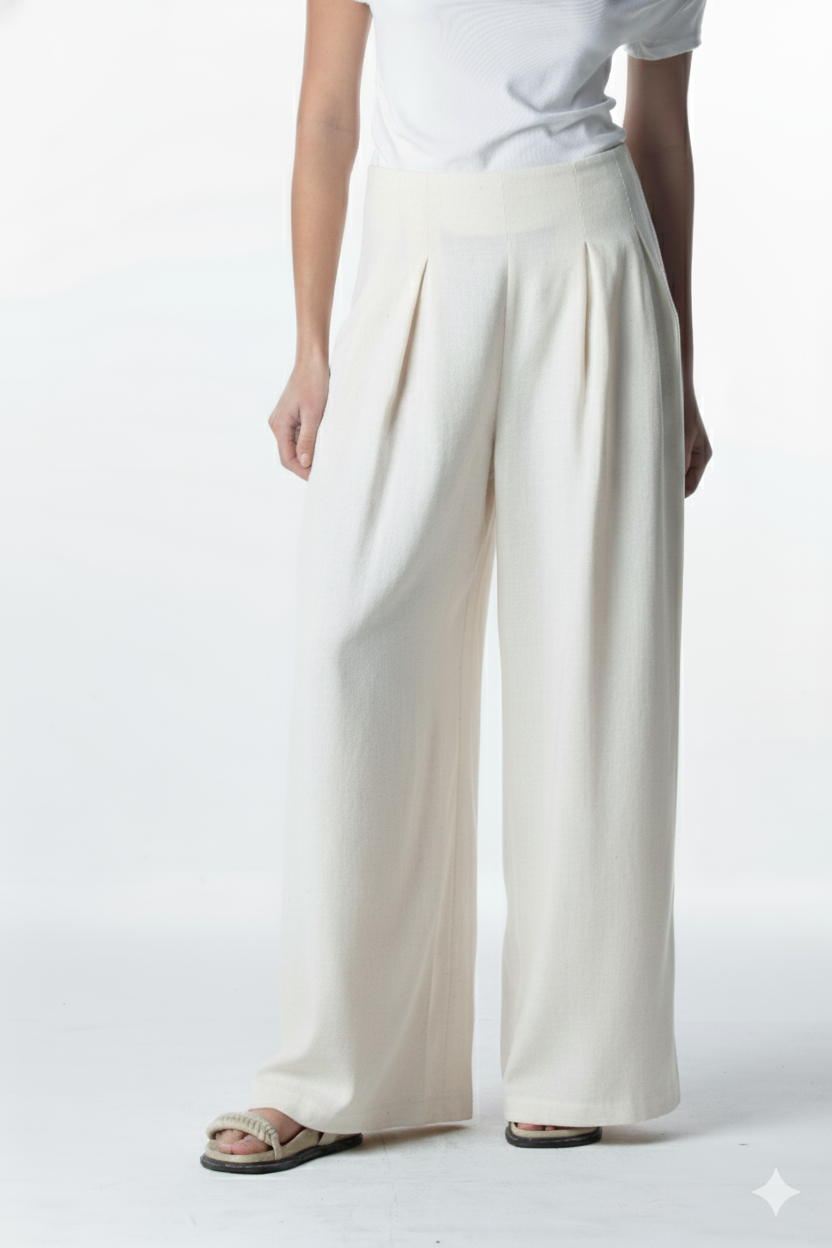 CALÇA AMPLA FEMININA