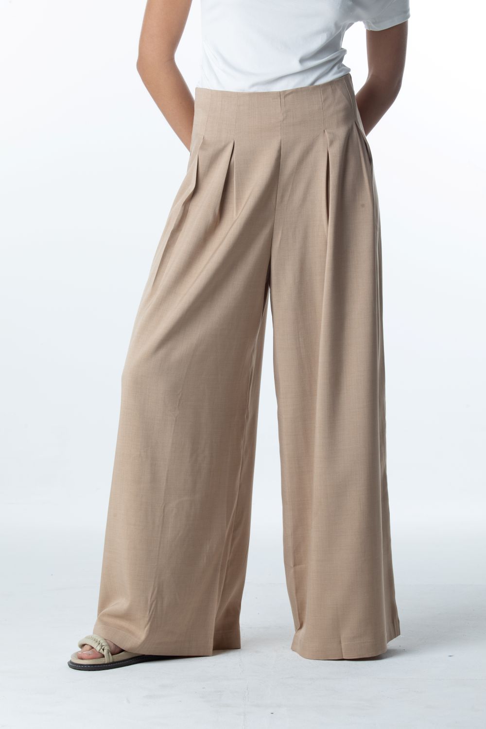 CALÇA AMPLA FEMININA