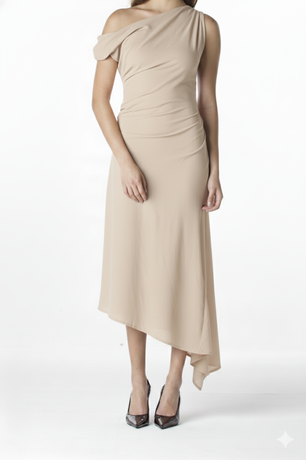 VESTIDO LONGO TEXTURIZADO