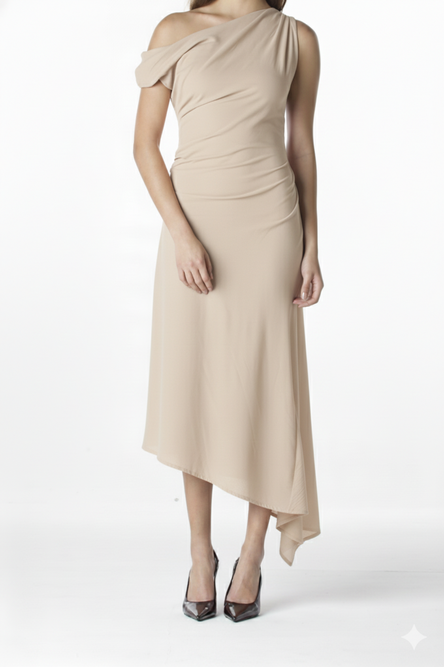 VESTIDO LONGO TEXTURIZADO