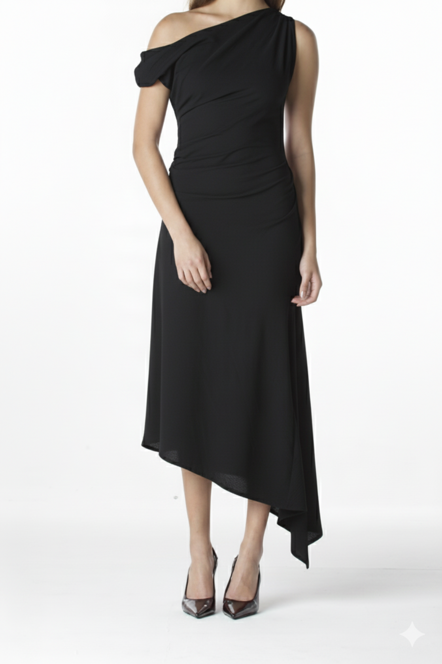 VESTIDO LONGO TEXTURIZADO