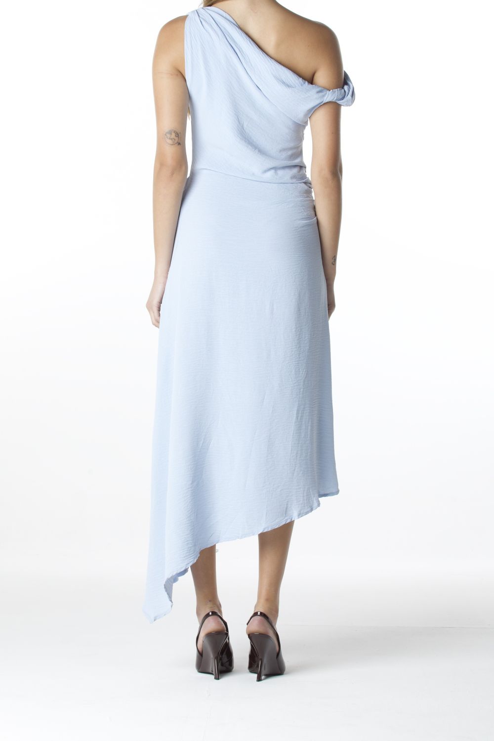 VESTIDO LONGO TEXTURIZADO