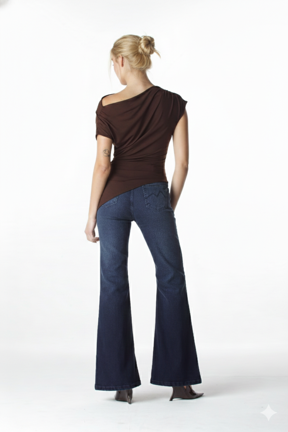 CALÇA JEANS SUPER FLARE C4 VINTAGE BLUE