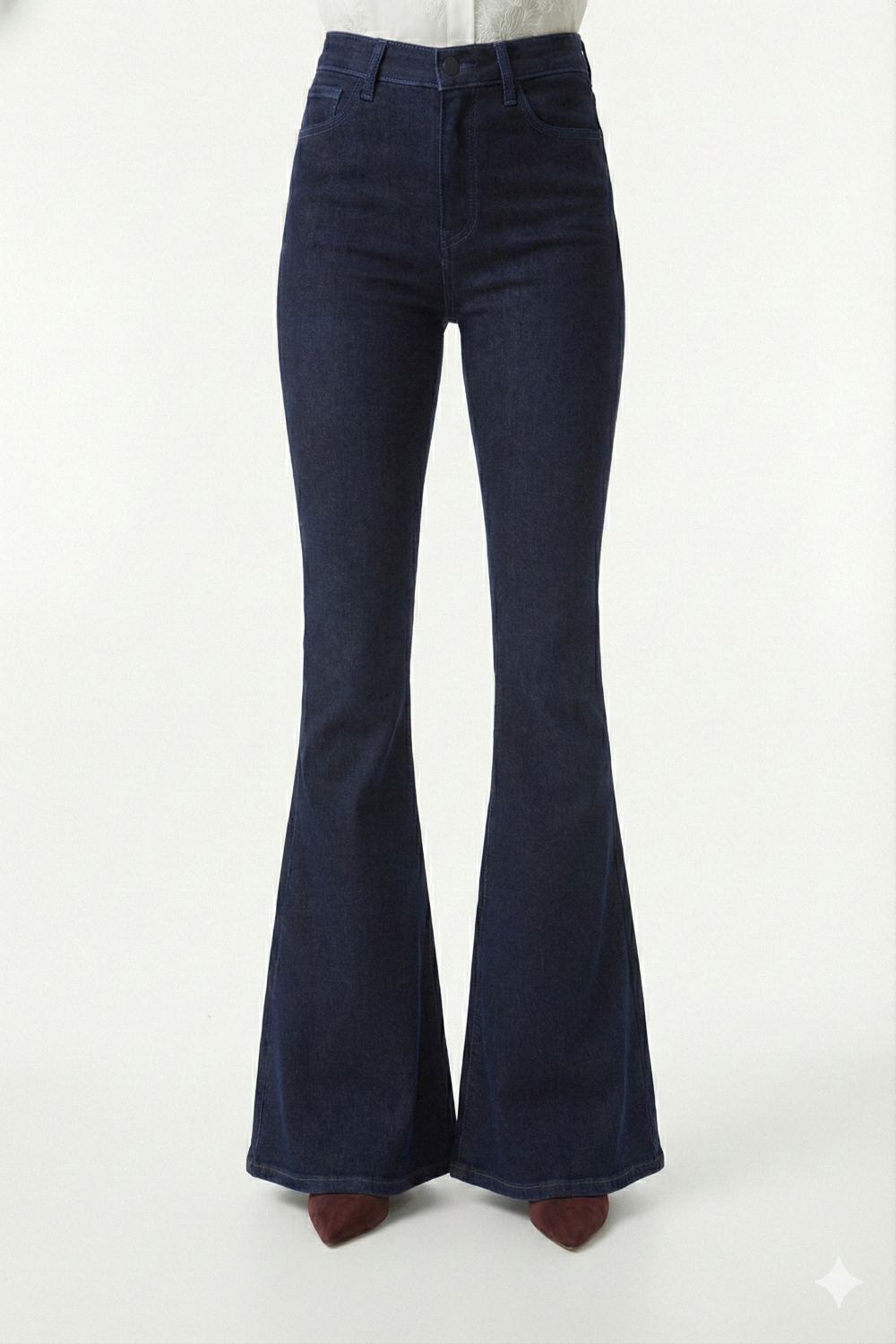 CALÇA JEANS SUPER FLARE C4 DEEP BLUE