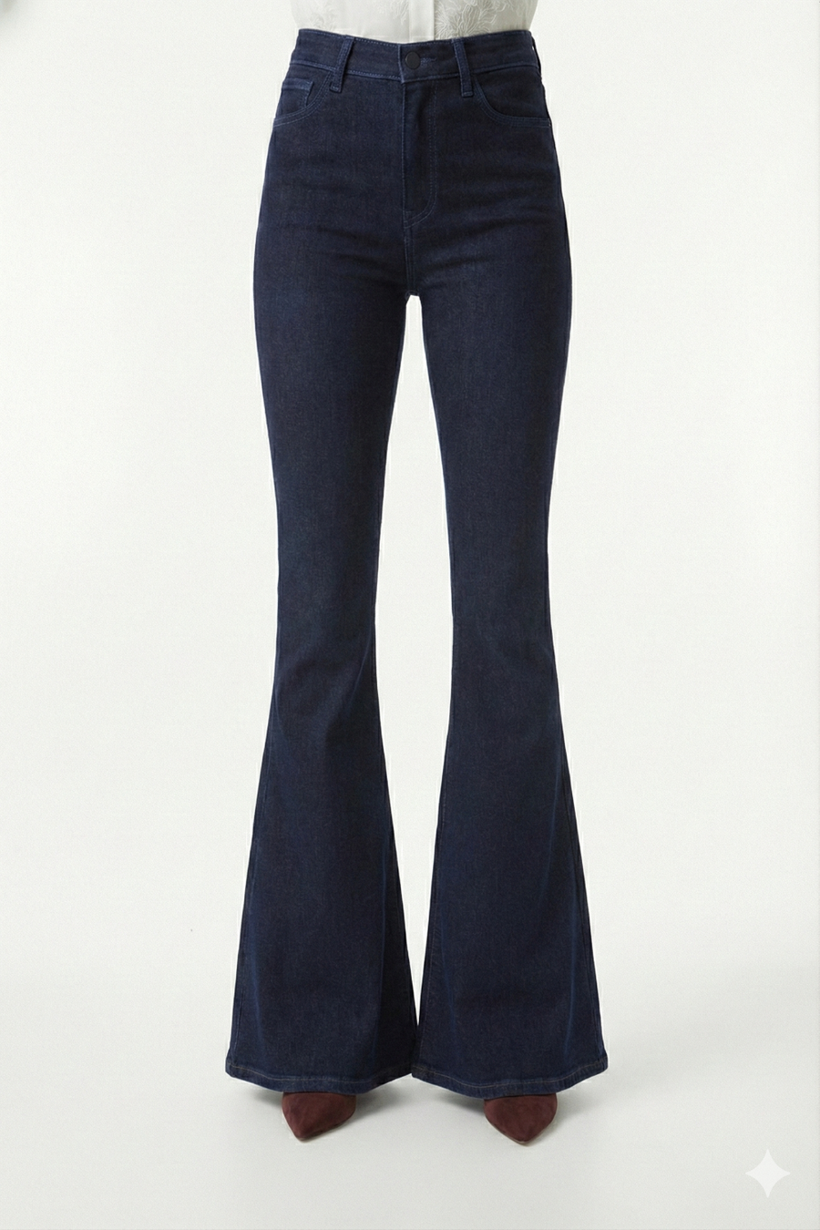 CALÇA JEANS SUPER FLARE C4 DEEP BLUE