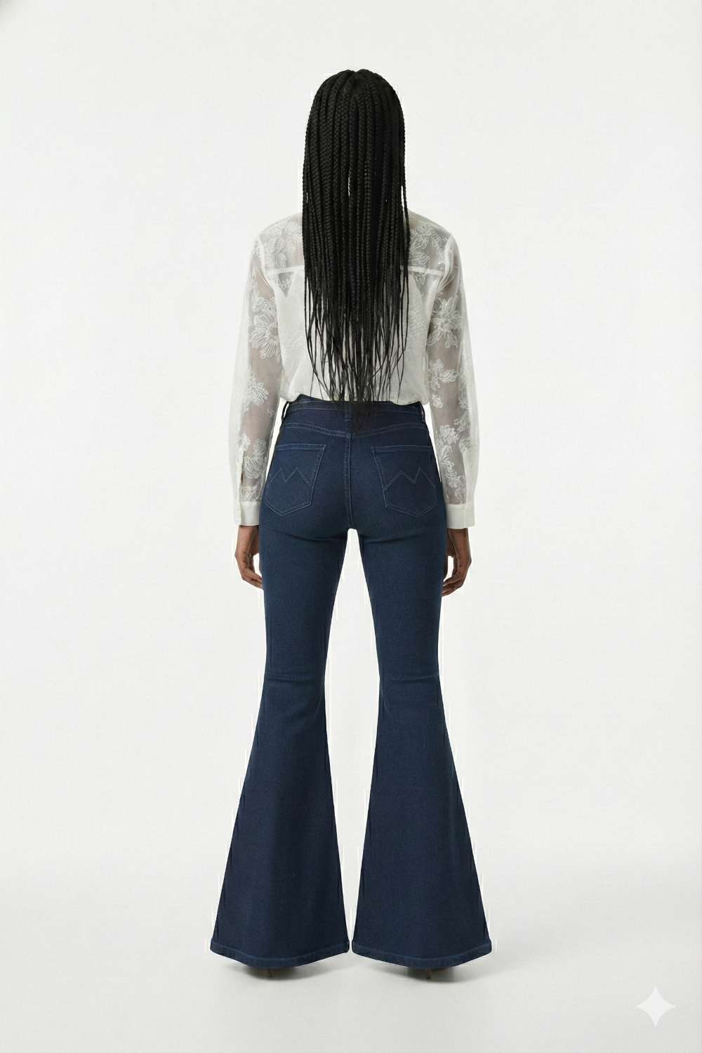CALÇA JEANS SUPER FLARE C4 DEEP BLUE