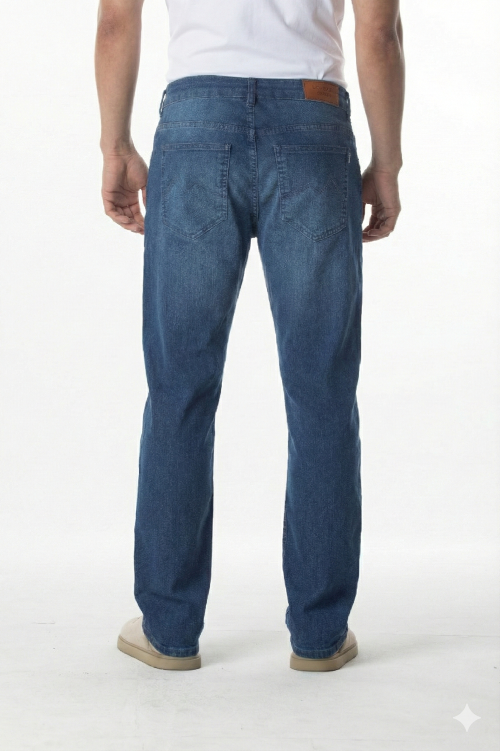 CALÇA JEANS UNISSEX SEMI BAGGY VINTAGE BLUE