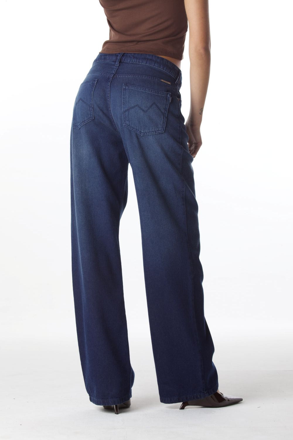 CALÇA JEANS SEMI BAGGY VINTAGE BLUE