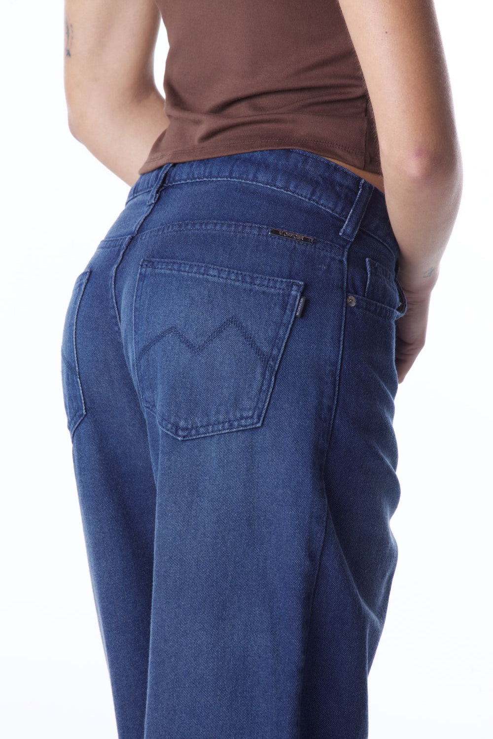 CALÇA JEANS SEMI BAGGY VINTAGE BLUE