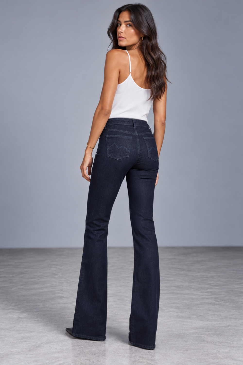 CALÇA JEANS BOOT CUT C4 DEEP BLUE