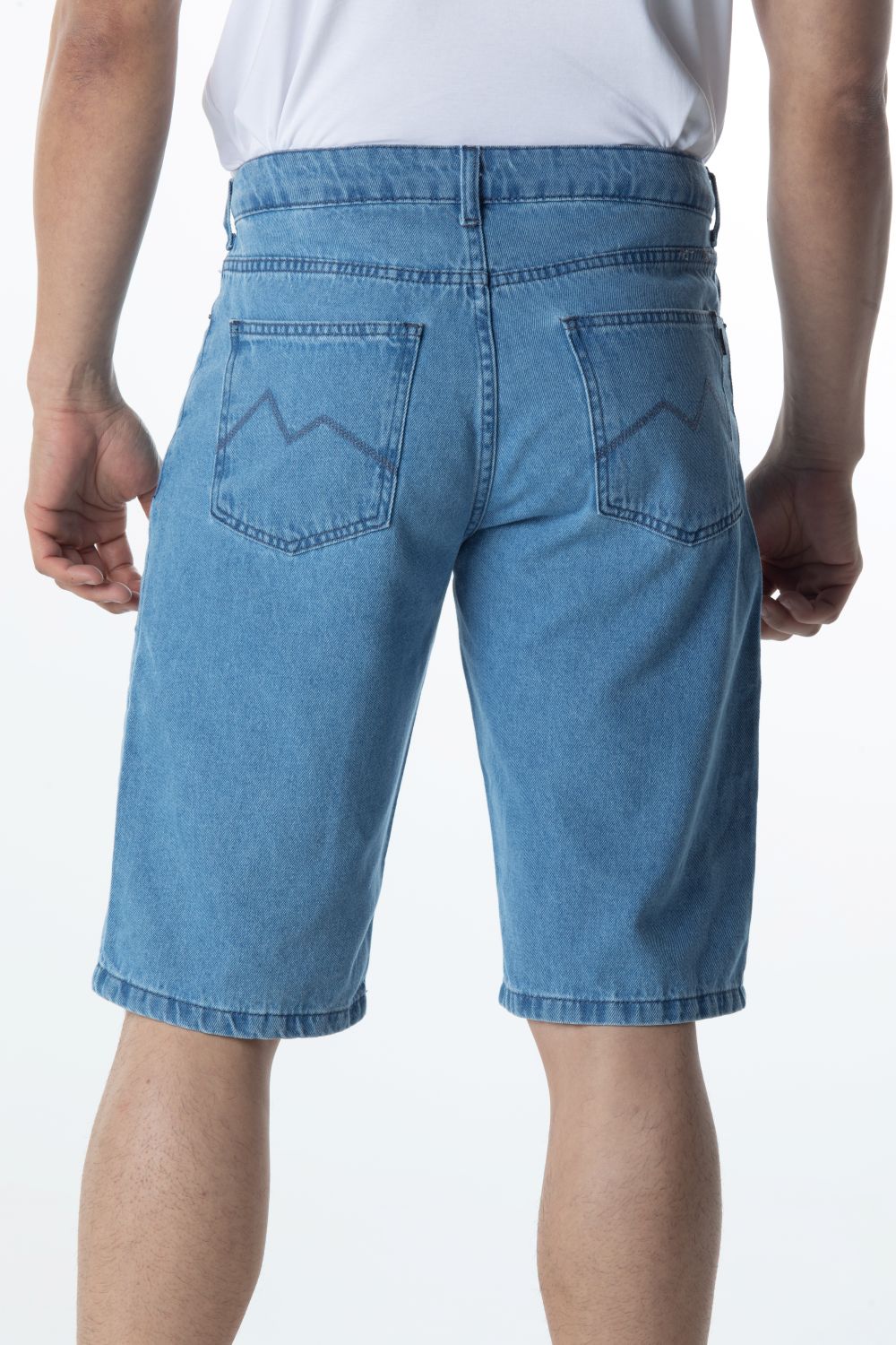 BERMUDA JEANS UNISSEX BAGGY LIGHT BLUE